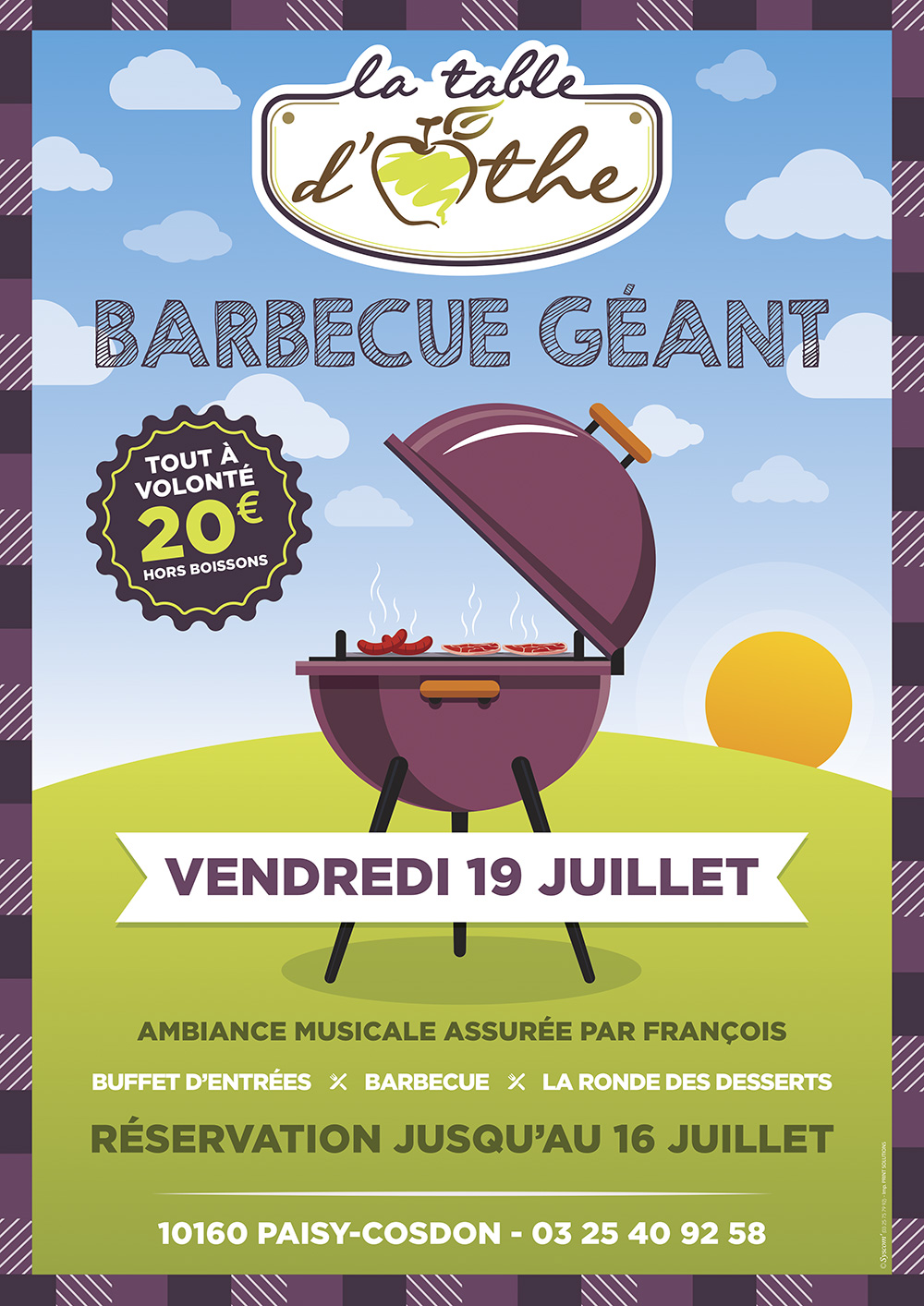 Affiche Table d'Othe