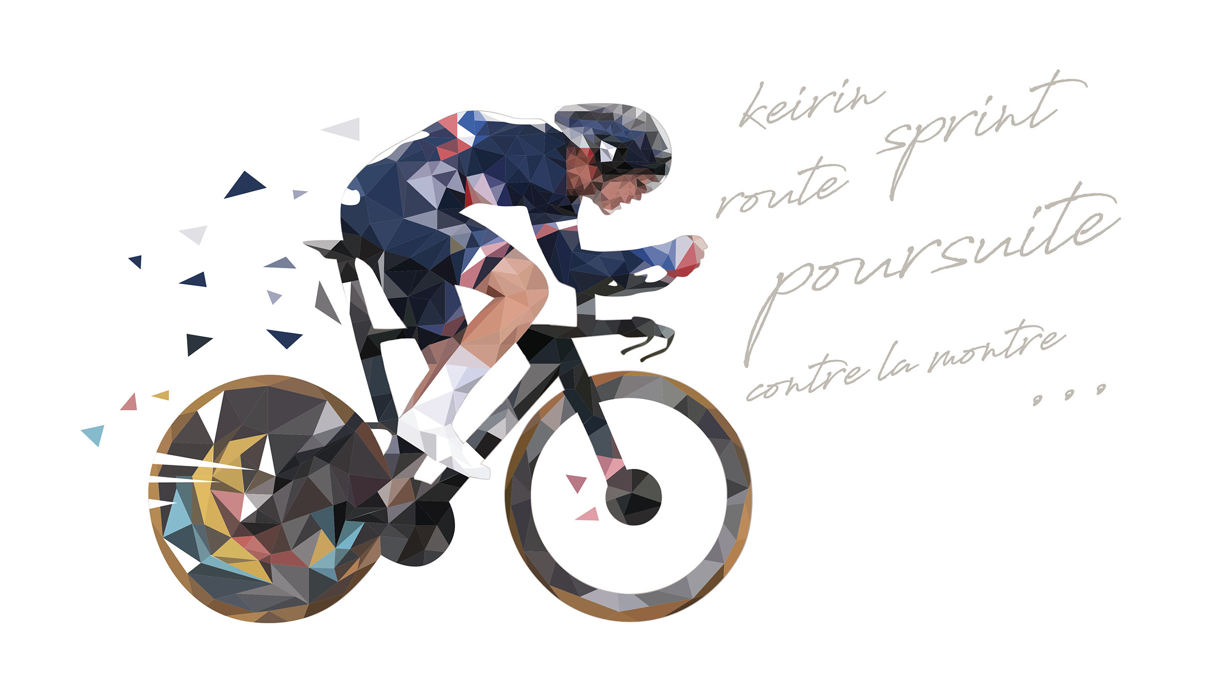 Dessin cyclisme Centre sportif de l'Aube