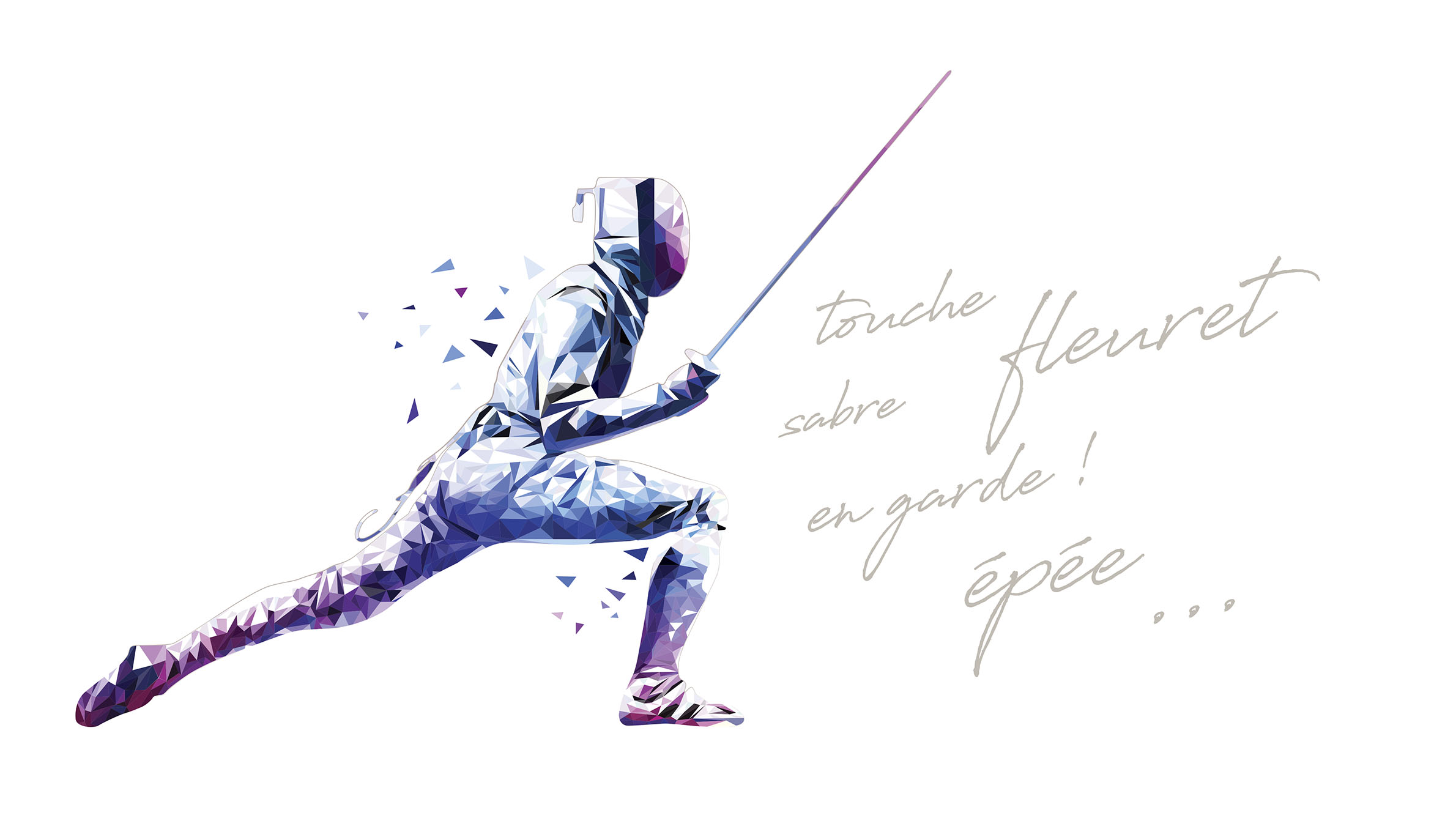 Dessin escrime Centre sportif de l'Aube